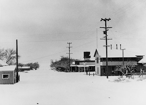 keeler in snow